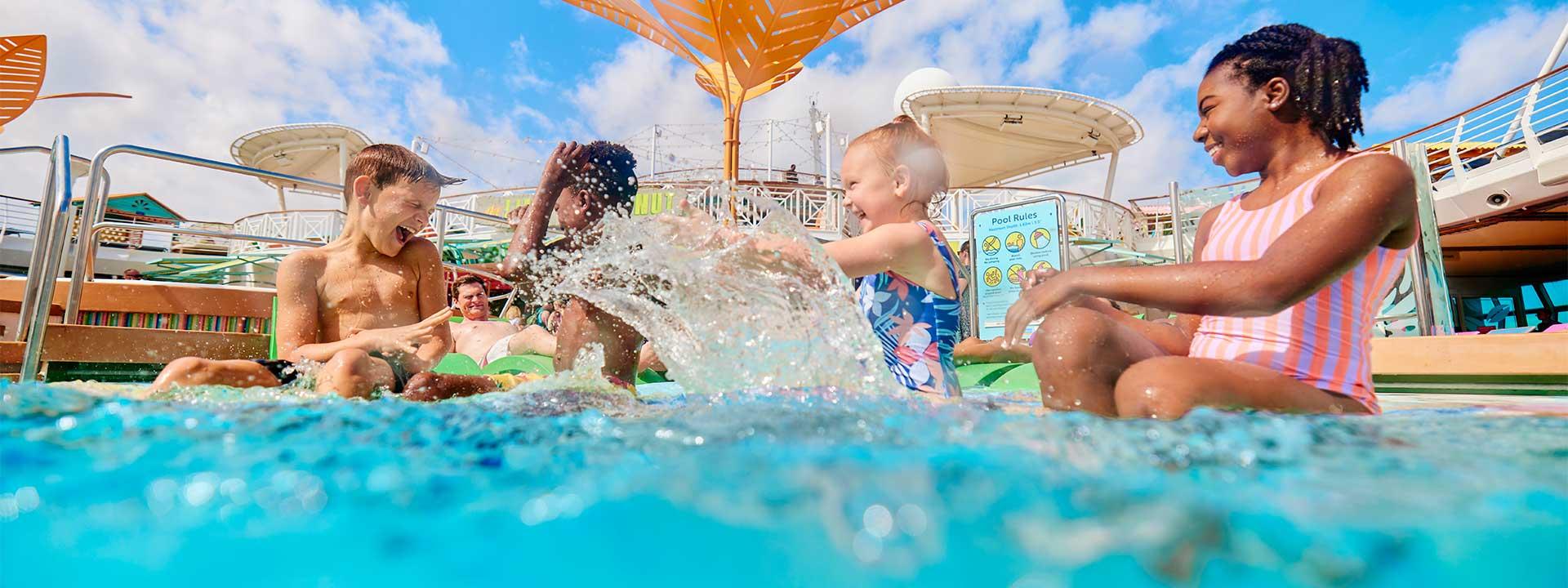 Wave Hello to the World's Splashiest Vacation background